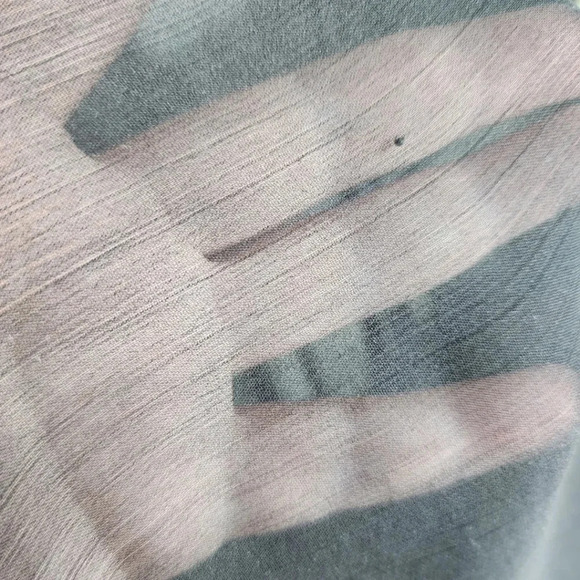 SolMer Cover  up caftan Beach Black Beaded Semi Sheer Gold size L - Picture 6 of 7